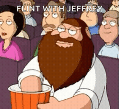 Man With Beard Holding Flint Cup GIF
