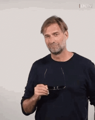 Man With Beard Holding Glasses GIF