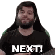 Man With Beard Holding Guitar Sticker