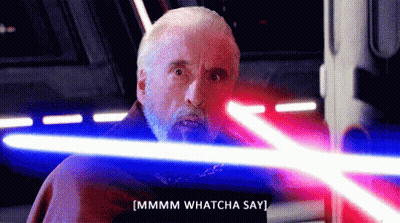 Man With Beard Holding Lightsaber GIF