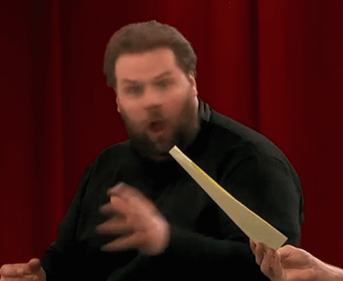 Man With Beard Holding Paper GIF