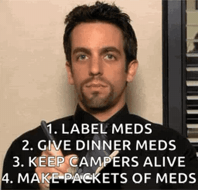 Man With Beard Holding Pen And List GIF