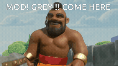 Man With Beard Holding Sword Says Mod Grey Come Here GIF