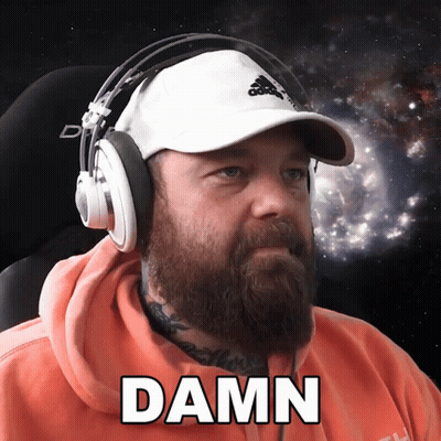 Man With Beard In Adidas Hat And Headphones GIF
