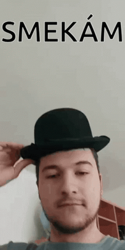 Man With Beard in Black Bowler Hat
