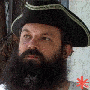 Man With Beard In Black Hat GIF