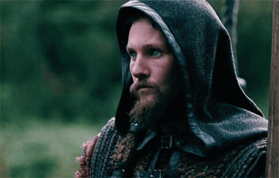Man With Beard In Black Hood GIF