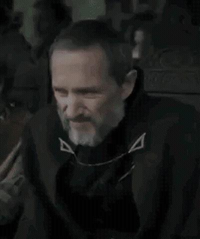 Man With Beard In Black Jacket And Tie GIF