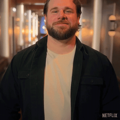 Man With Beard In Black Jacket And White Shirt GIF