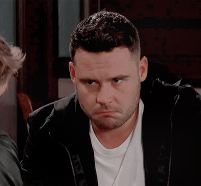 Man With Beard In Black Jacket And White T-Shirt GIF