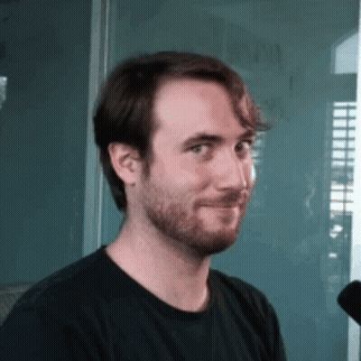 Man With Beard In Black Shirt GIF
