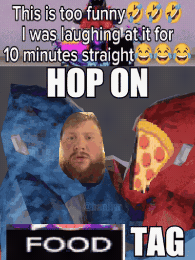 Man With Beard In Blue Blanket Saying Too Funny GIF