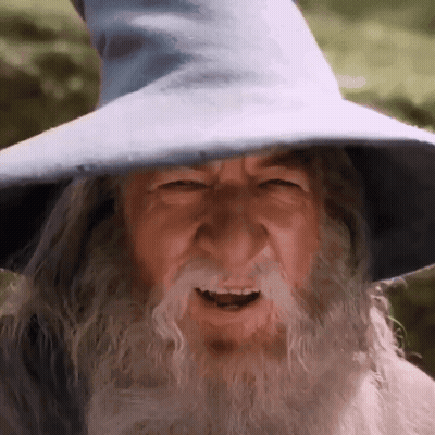 Man With Beard In Blue Hat GIF