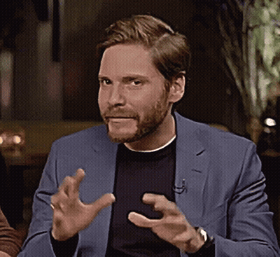Man With Beard In Blue Jacket And Black Sweater GIF