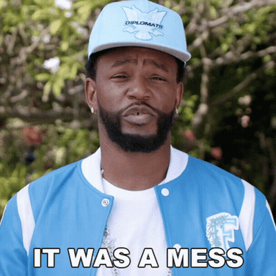 Man With Beard In Blue Jacket And Diplomats Hat GIF