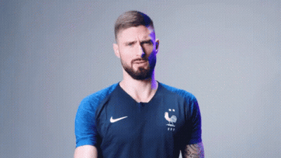Man With Beard In Blue Nike Shirt GIF