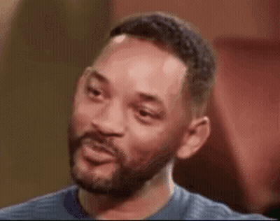 Man With Beard In Blue Shirt GIF