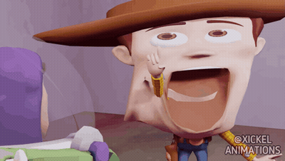 Man With Beard In Blue Shirt GIF