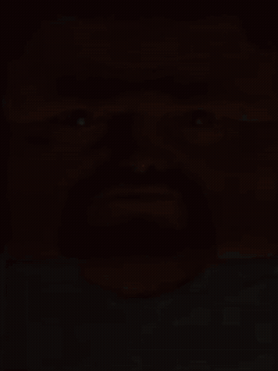 Man With Beard In Blue Shirt GIF