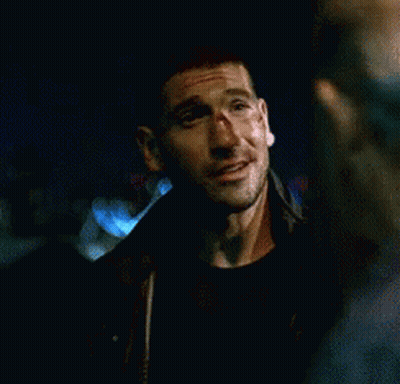 Man With Beard In Blue Shirt GIF