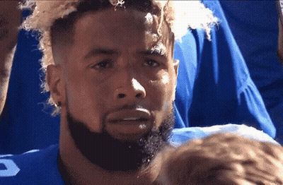 Man With Beard In Blue Shirt Number 5 GIF