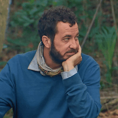 Man With Beard In Blue Sweater GIF
