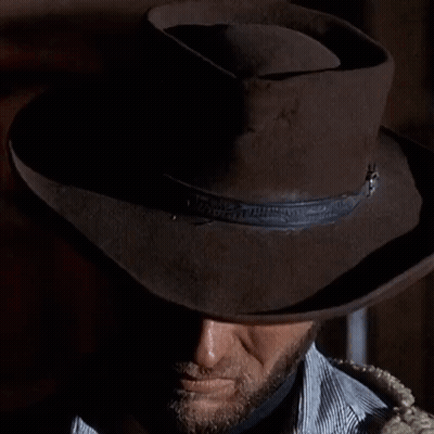 Man With Beard In Brown Hat GIF