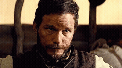 Man With Beard In Brown Vest GIF