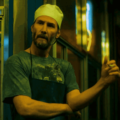 Man With Beard In Chef Hat And Apron GIF