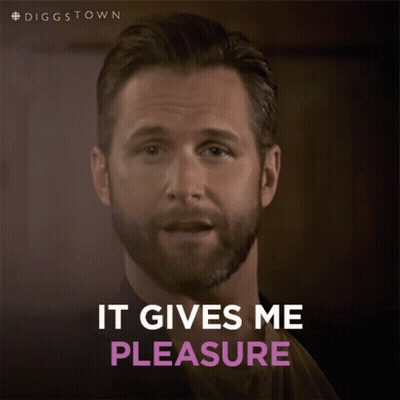 Man With Beard In Colorful Shirt GIF