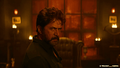 Man With Beard In Dark Room GIF