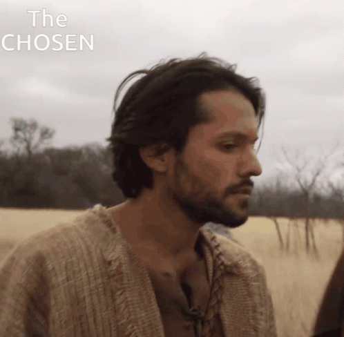 Man With Beard In Field With The Chosen GIF