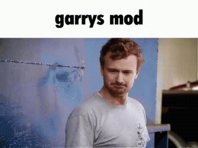 Man With Beard In Front Of Garrys Mod Wall GIF