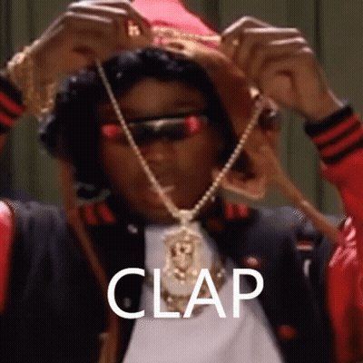 Man With Beard In Front Of McDonald's Sign GIF