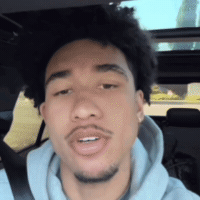 Man With Beard In Gray Hoodie GIF
