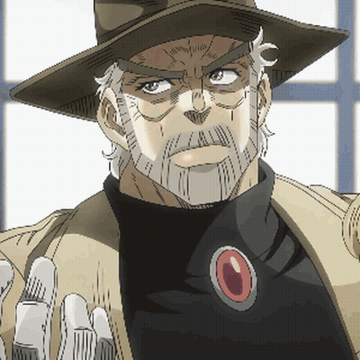 Man With Beard In Hat And Black Shirt GIF