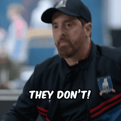 Man With Beard In Hat And Jacket Saying They Don't GIF