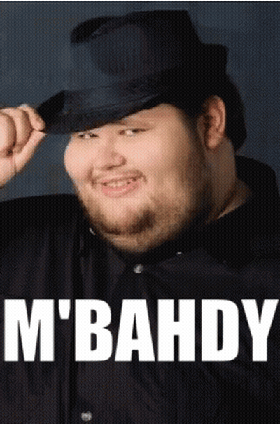 Man With Beard In Hat Saying M'bahdy GIF