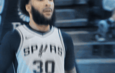 Man With Beard In Jersey Number 30 GIF