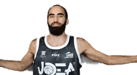 Man With Beard In Joea Jersey Sticker