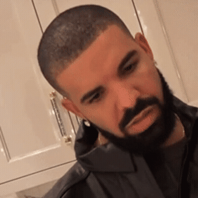 Man With Beard In Leather Jacket GIF