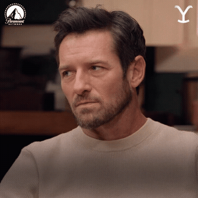 Man With Beard In Paramount Network Shirt GIF