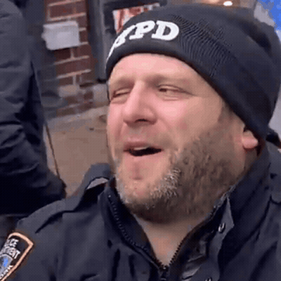 Man With Beard In PD Hat Smiling GIF
