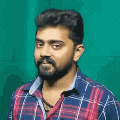 Man With Beard In Plaid Shirt GIF