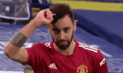 Man With Beard In Red Adidas Shirt GIF