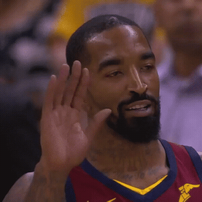 Man With Beard In Red And Blue Nike Jersey GIF