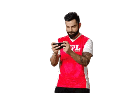 Man With Beard In Red And White Mtdl Shirt Sticker