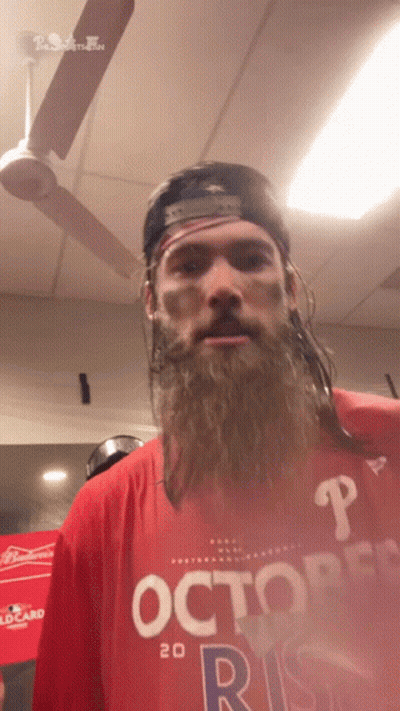 Man With Beard In Red Shirt Saying Octopus GIF