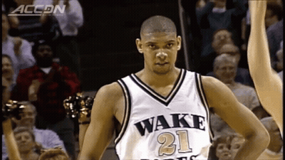 Man With Beard In San Antonio Basketball Shirt GIF