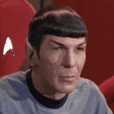 Man with Beard in Star Trek Uniform